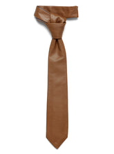 Lambskin Genuine Leather Tie Camel - SkinOutfit
